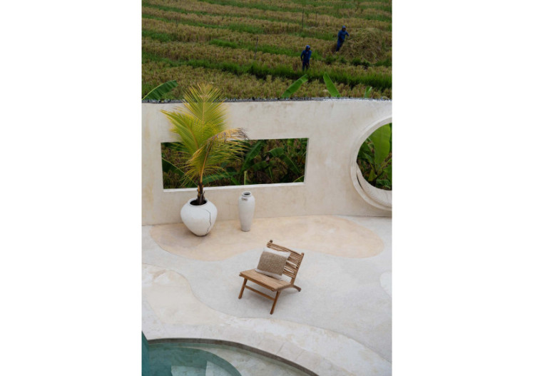 Housse de Coussin The Raffia Stamp - Élégance Naturelle - BARI007N-50x50 - Bazar Bizar 2