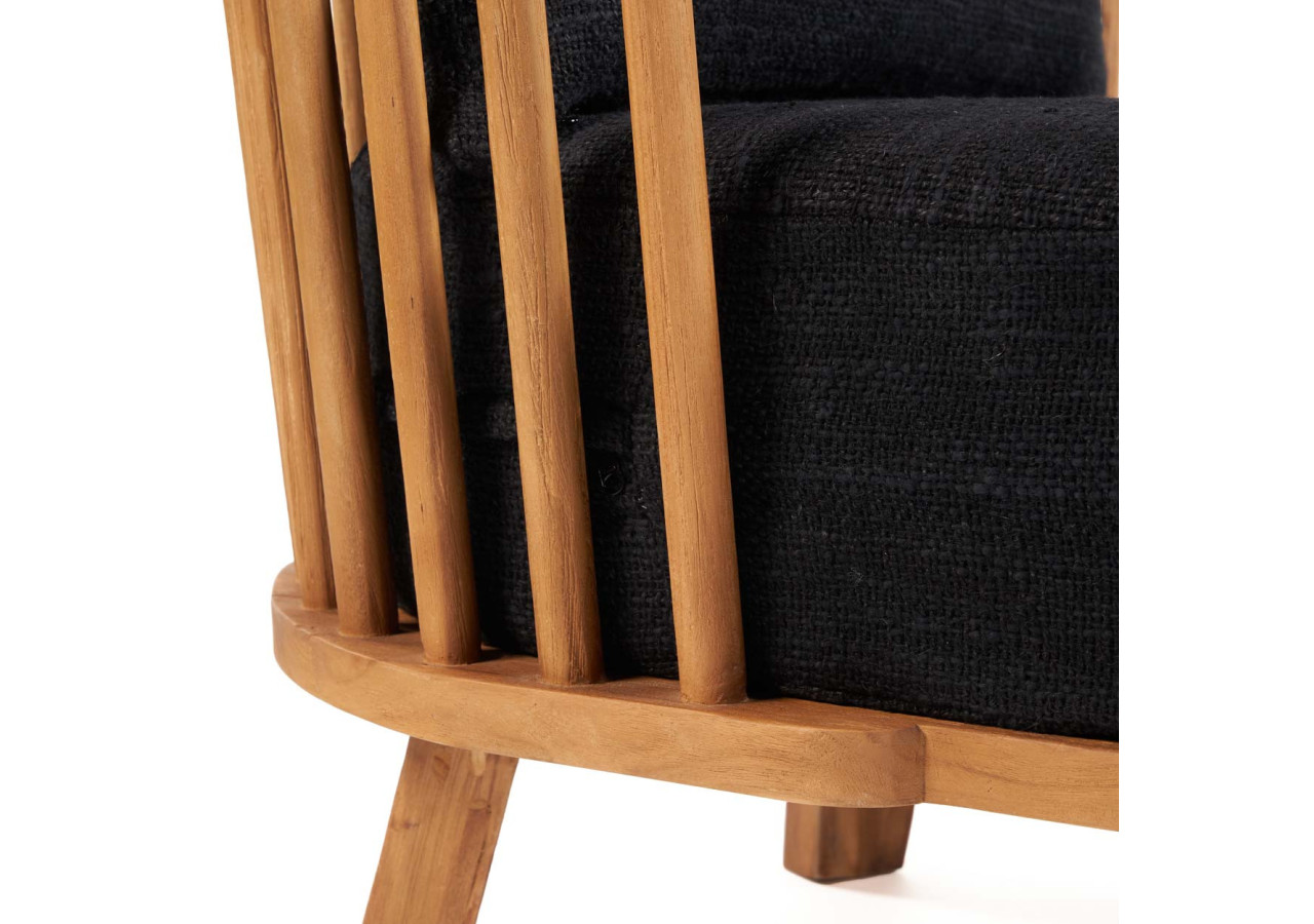 The Malawi One Seater - Natural Black