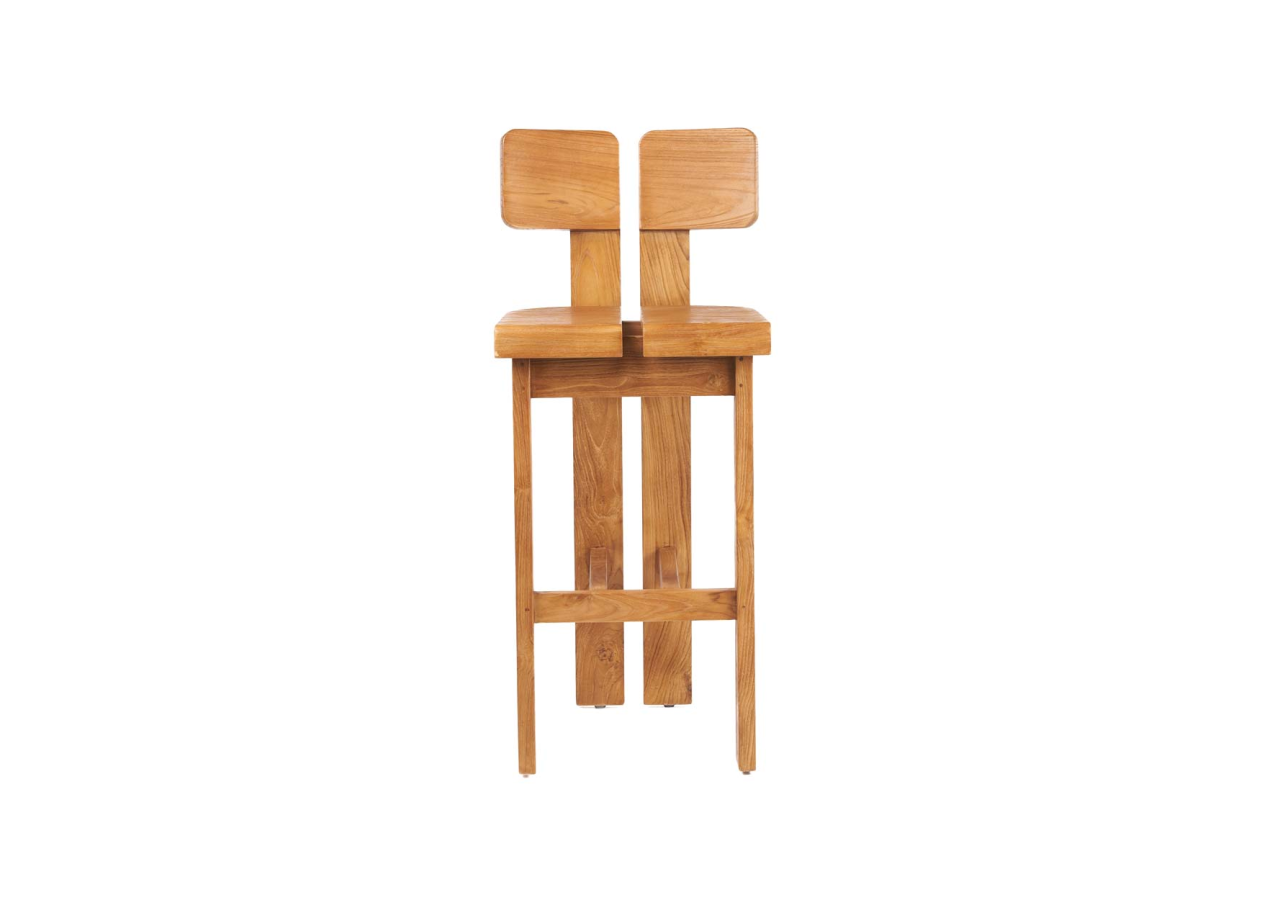 Tabouret Sama Sama - Finition naturelle - JANAF042N - Bazar Bizar