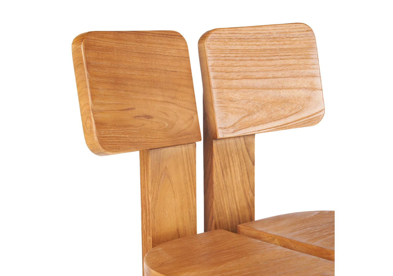 Tabouret Sama Sama - Finition naturelle - JANAF042N - Bazar Bizar