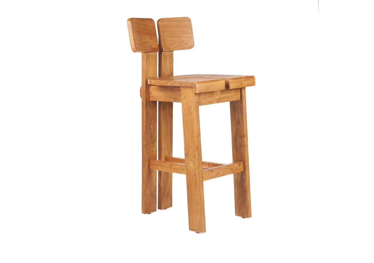 Tabouret Sama Sama - Finition naturelle - JANAF042N - Bazar Bizar