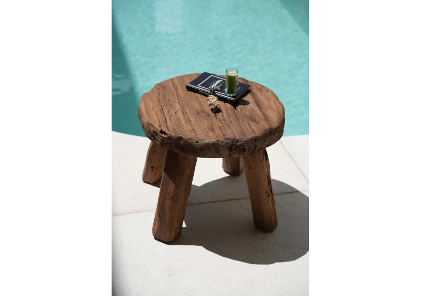 The Marabunta Rustic Side Table - Natural