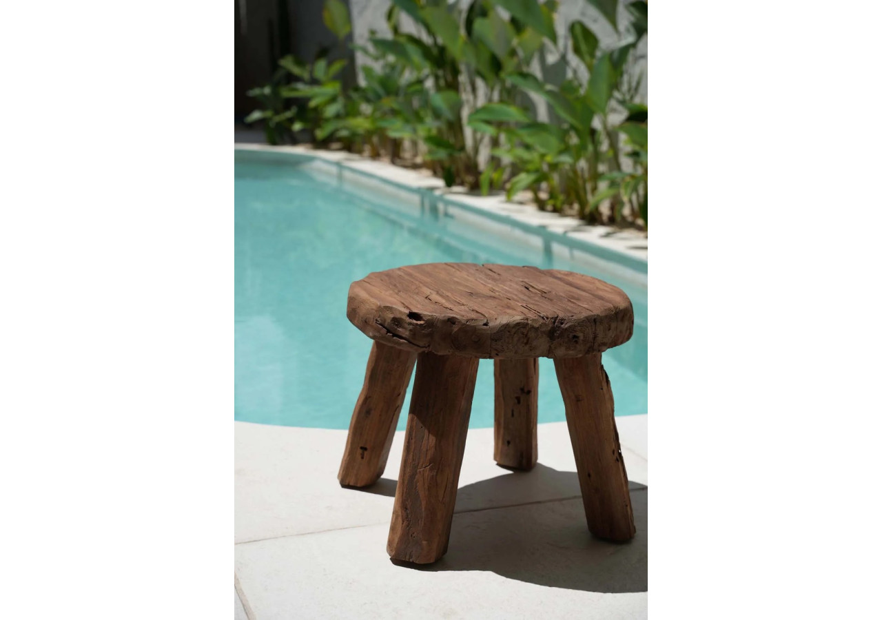 The Marabunta Rustic Side Table - Natural