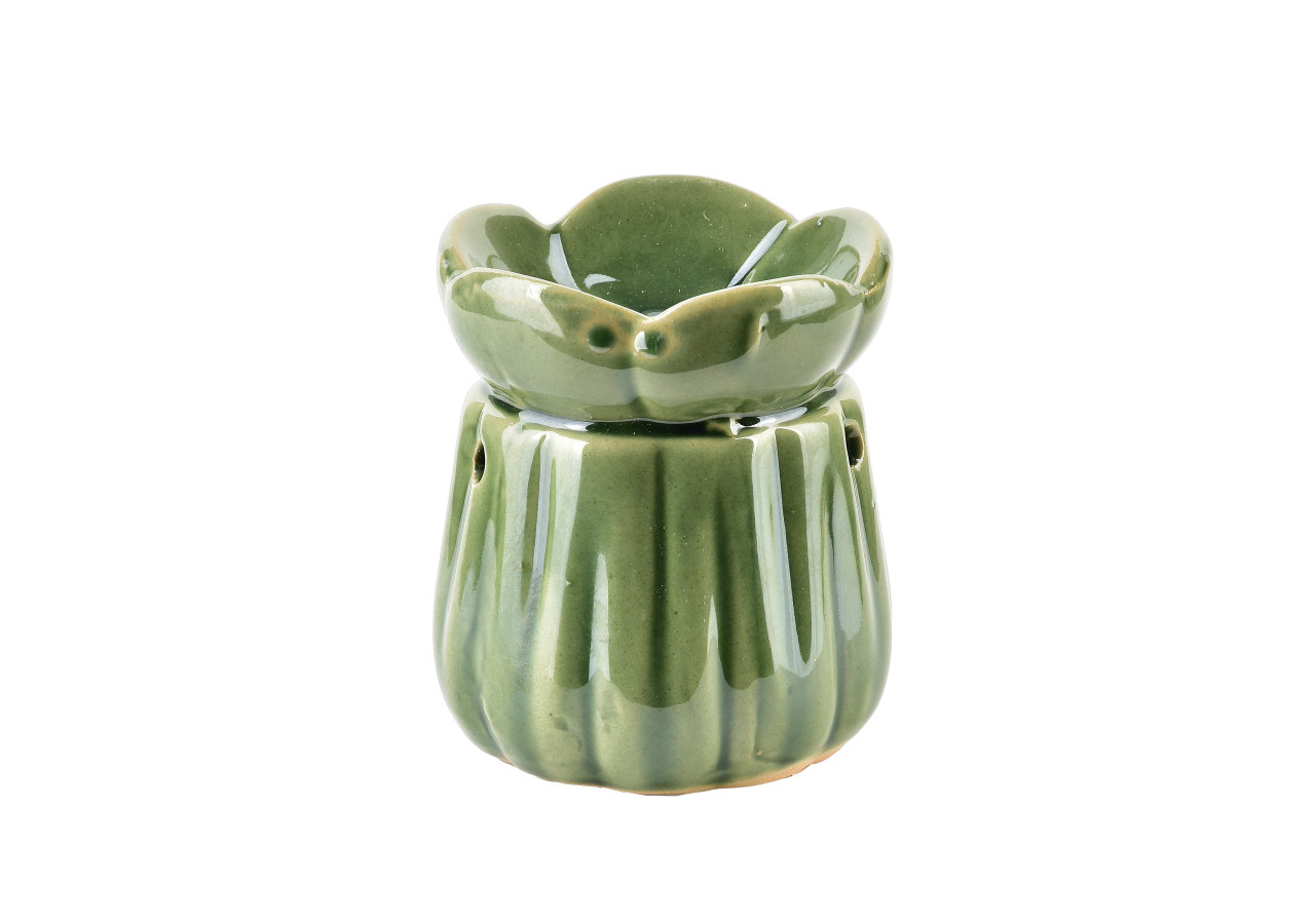 Brûleur d'huiles essentielles - Dimensions 6,5 x 6,5 x 7,5 cm - HTTP1458 - Mondex