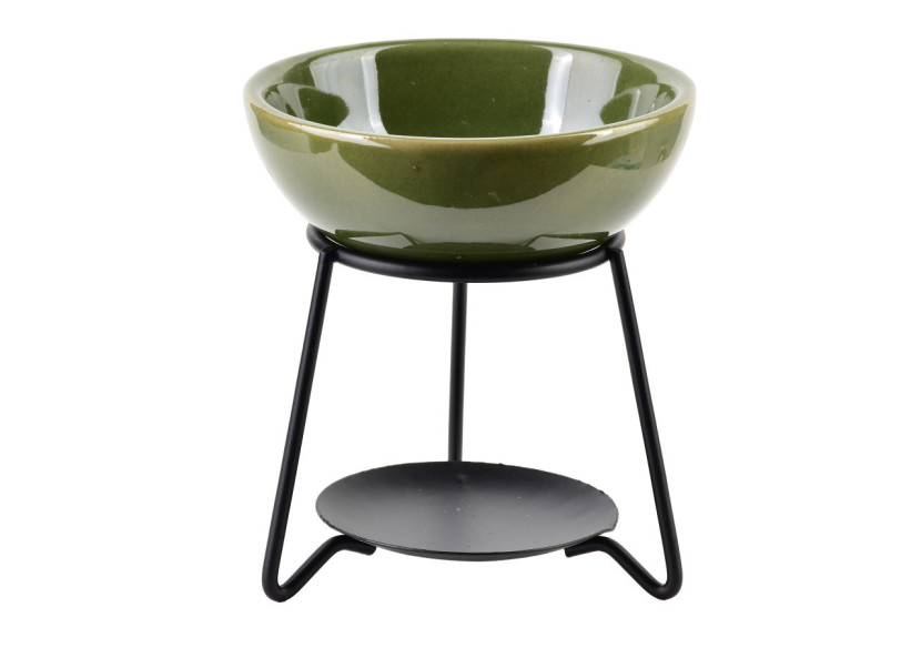 Brûleur d'Huiles Essentielles - 10x9,5x11,5cm - HTTP1342 - Mondex