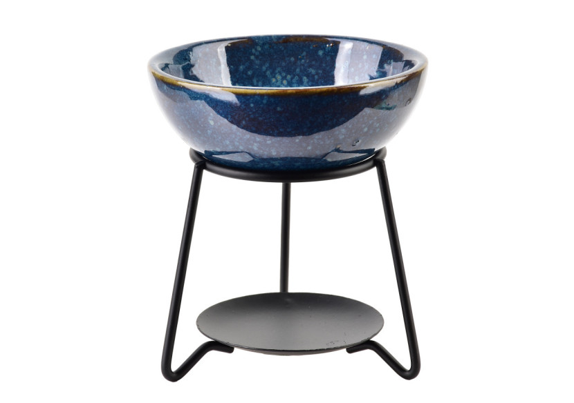 Brûleur d'Huiles Essentielles - 10x9,5x11,5cm - HTTP1335 - Mondex