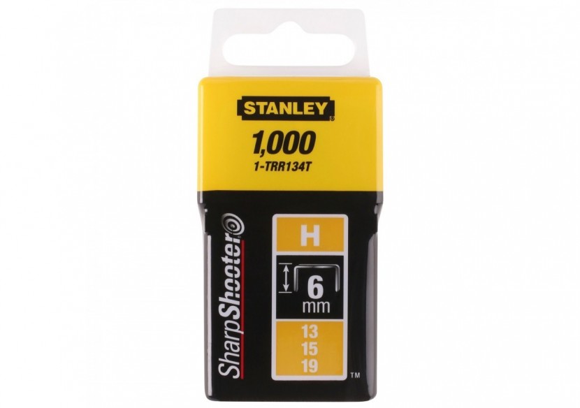 AGRAFES 6MM TYPE H - BOITE DE 1000PCS - 1-TRR134T - Stanley AGRAFES 6MM TYPE H - BOITE DE 1000PCS - 1-TRR134T - Stanley