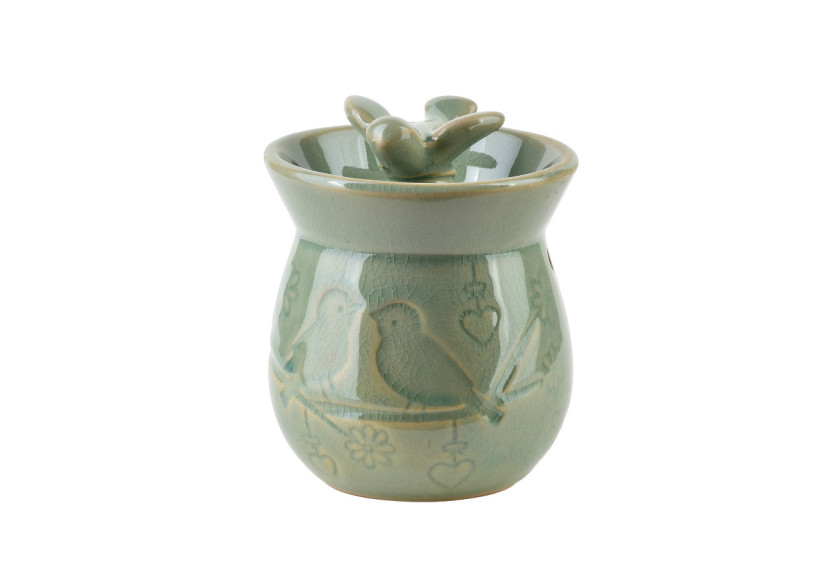 Brûleur d'huiles essentielles - 8 x 5 x 9 cm - HTTP1243 - Mondex