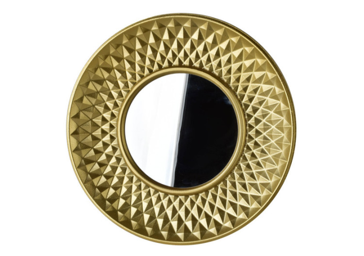 Miroir DAZ Lustro - Dimensions 40x40cm avec un miroir central de 20cm - HTYK7208 - Mondex