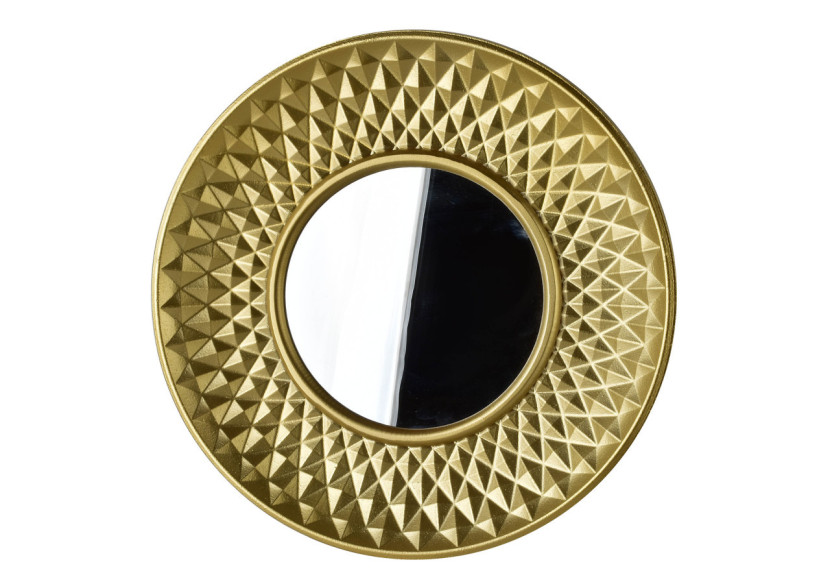 Miroir DAZ Lustro - Dimensions 40x40cm avec un miroir central de 20cm - HTYK7208 - Mondex