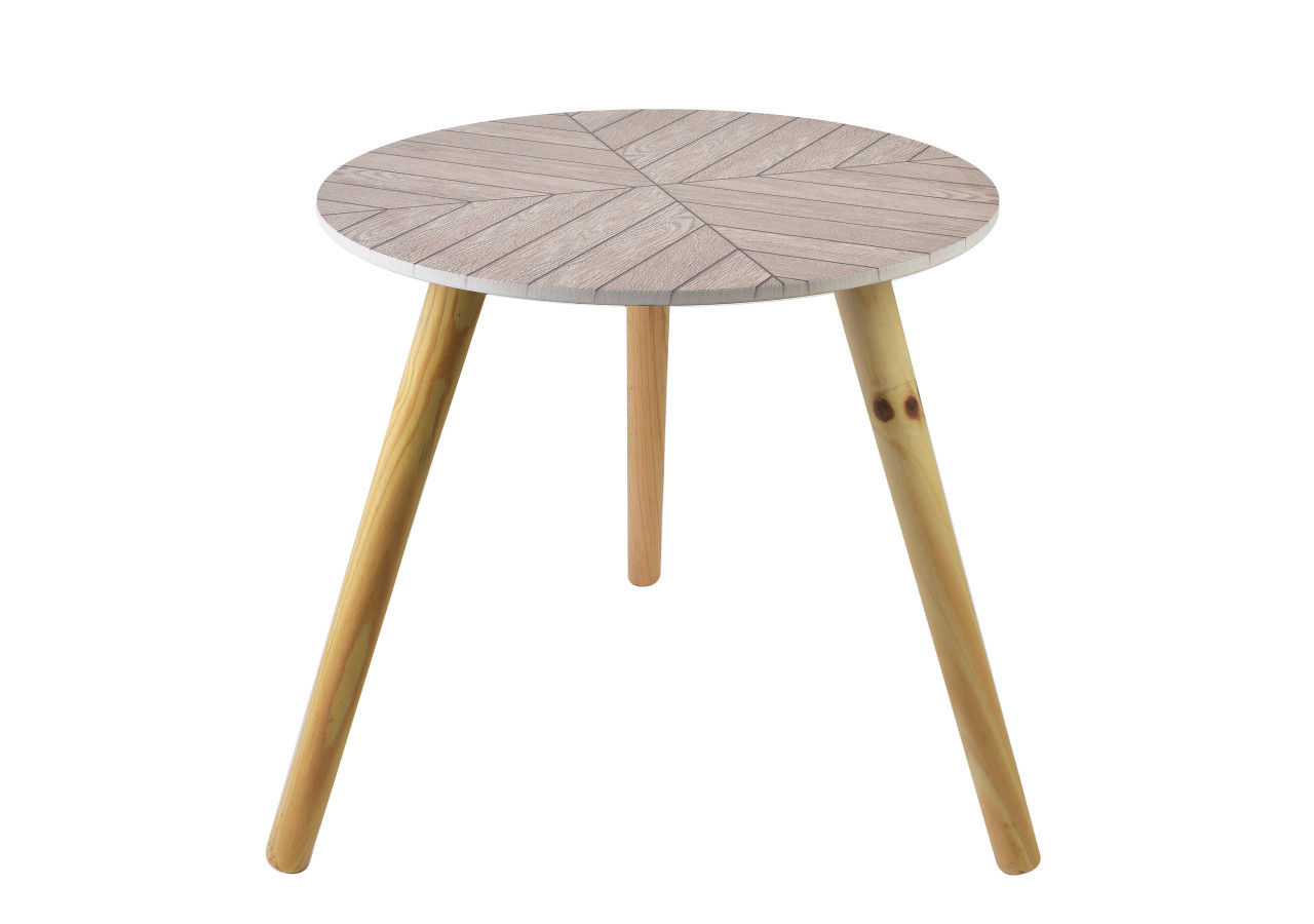 Table LAMMY - design minimaliste 40x40x38cm - HTYK7130 - Mondex