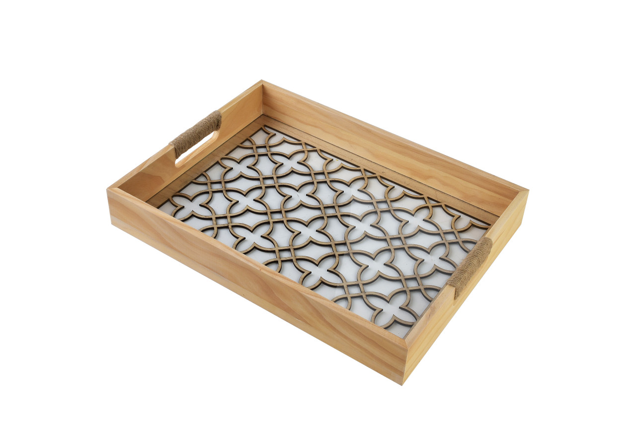 Plateau DAZ - élégant 39,5x29,5x5,5cm - HTYK6881 - Mondex