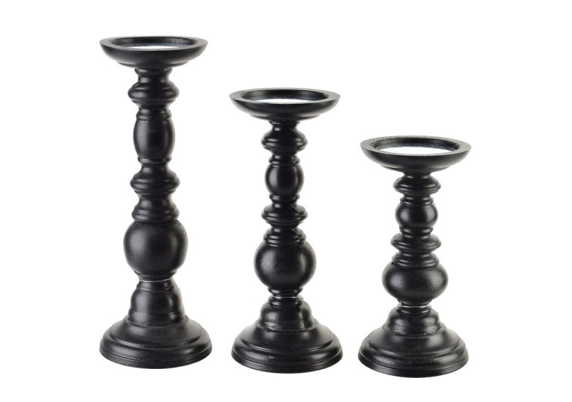 Ensemble de 3 bougeoirs DAZ - diverses tailles - HTYK1151 - Mondex