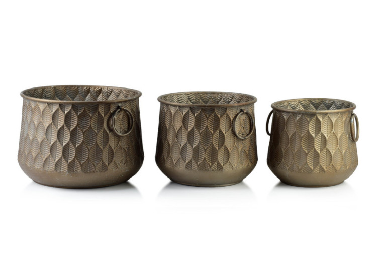 Komplet de 3 osłonek MARINA - XL: R.31xH22.5, L: R.26xH21.5, M: R.22xH20.5cm - HIWJ2270-SR - Mondex