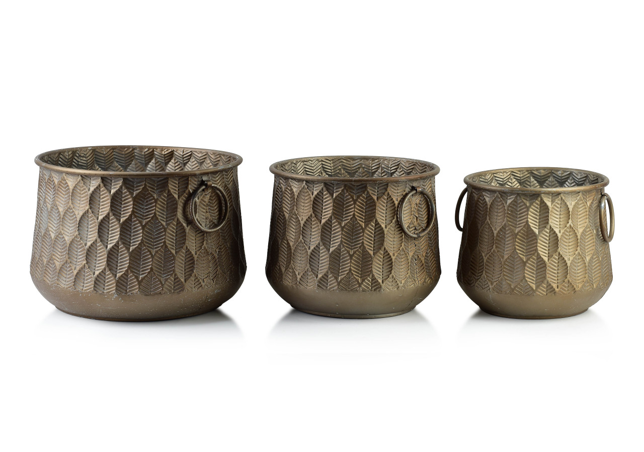 Komplet de 3 osłonek MARINA - XL: R.31xH22.5, L: R.26xH21.5, M: R.22xH20.5cm - HIWJ2270-SR - Mondex