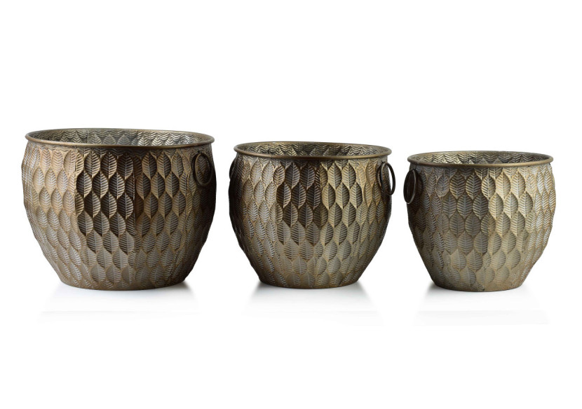 Komplet de 3 osłonek MARINA - XL: R.39xH32, L: R.35xH30, M: R.30.5xH28cm - HIWJ2195-SR - Mondex