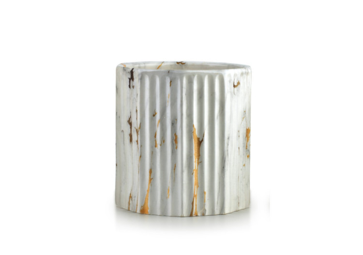 Vase NEVA MARBLE - Dimensions h15 x Ø14.5cm - HTYE0911 - Mondex