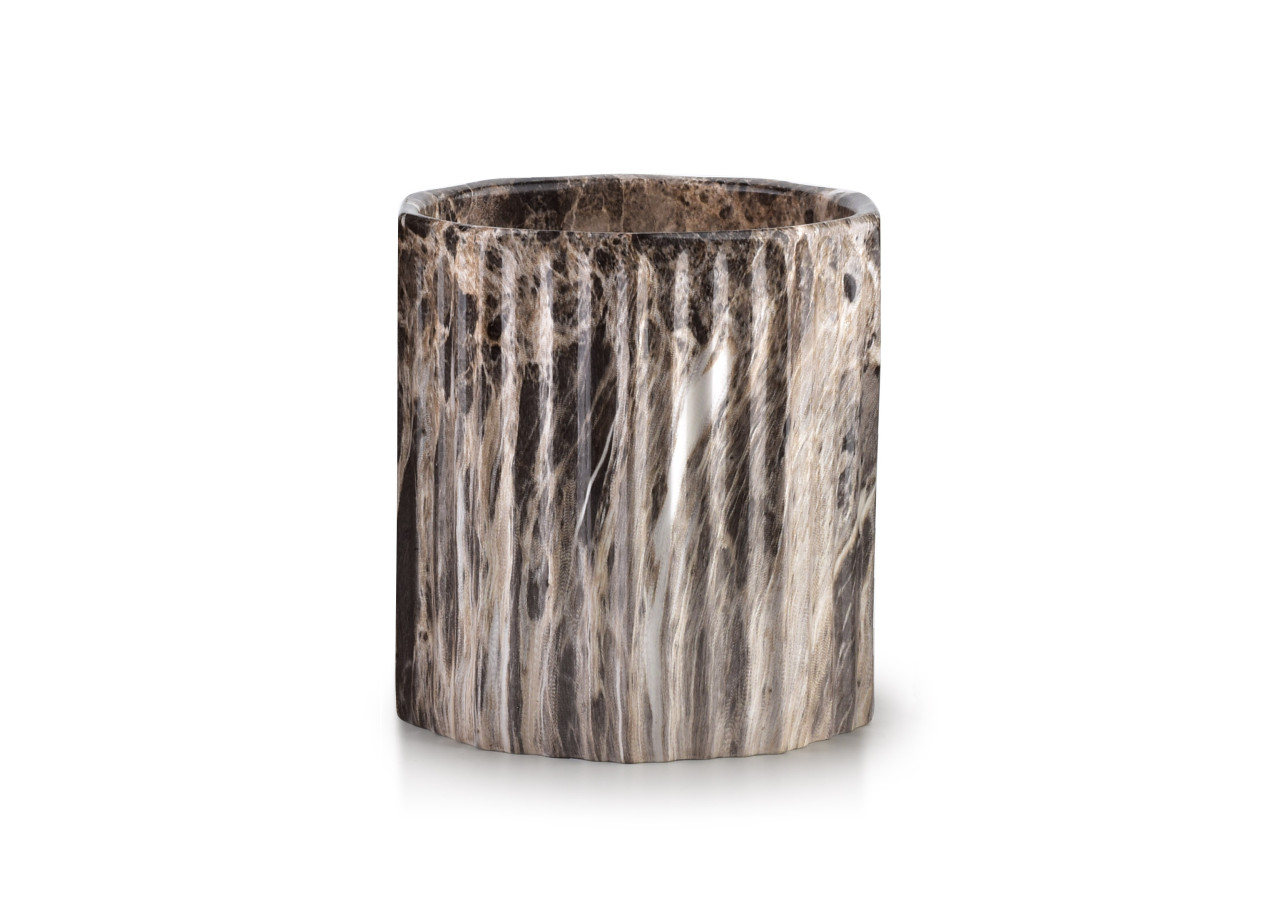 Vase NEVA MARBLE - Dimensions h15 x Ø14.5cm - HTYE0874 - Mondex