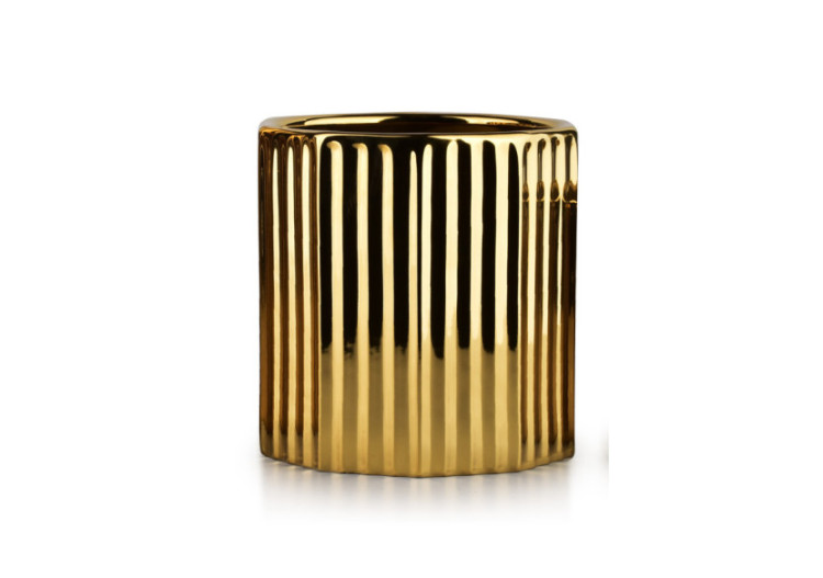 Vase NEVA GOLD - Dimensions h15 x Ø14.5cm - HTYE0799 - Mondex