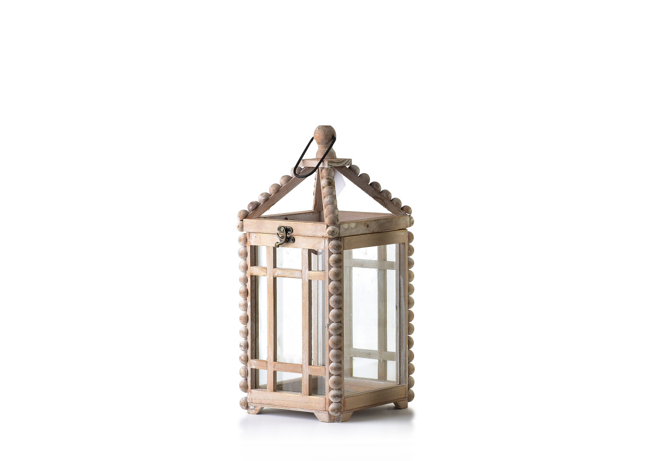 LOKKE Latarnia L - Lanterne décorative en métal et verre - HTO9227 - Mondex