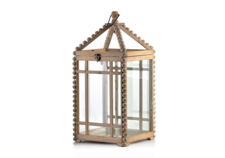 LOKKE Latarnia XL - Lanterne élégante en métal et verre - HTO9210 - Mondex