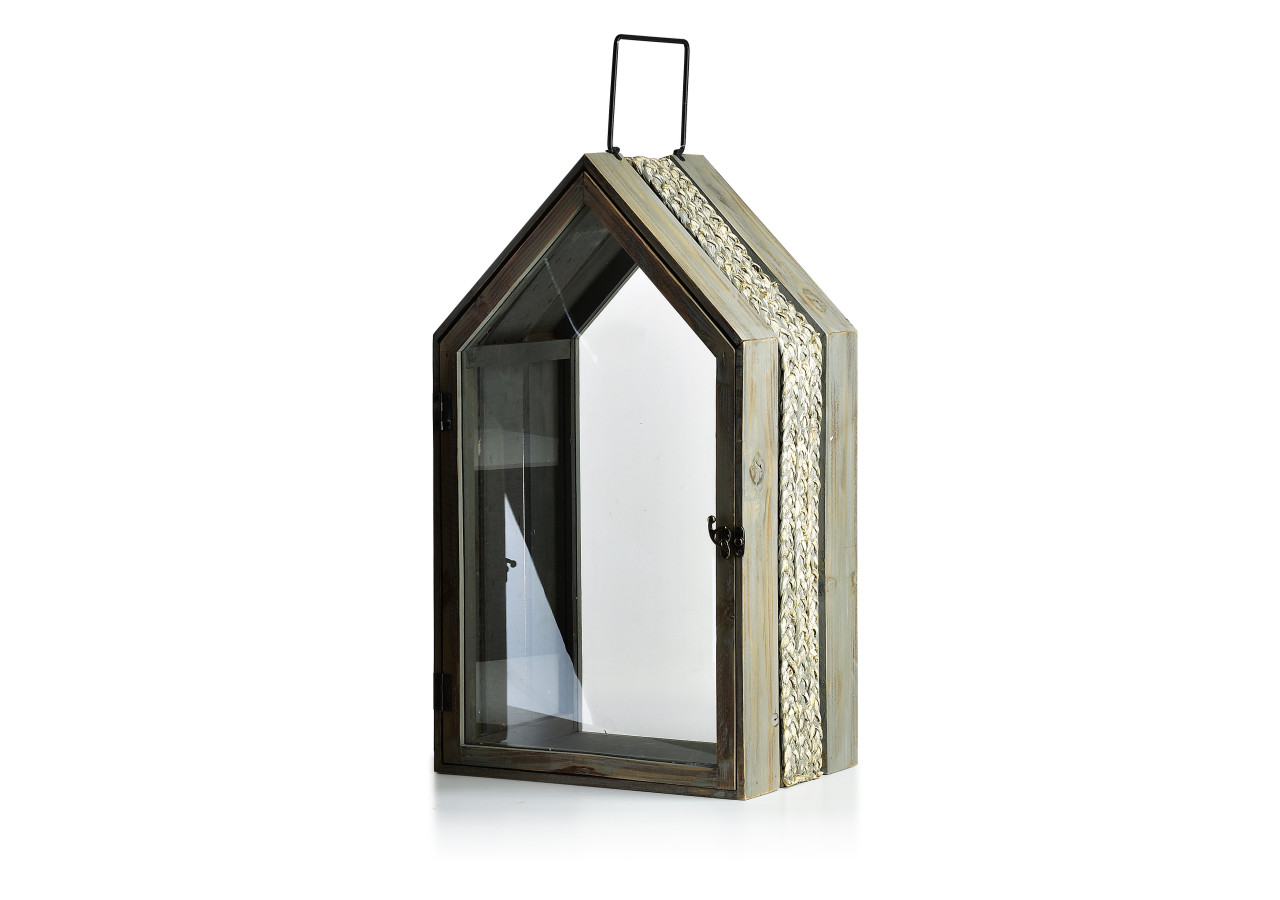 LOKKE Latarnia XL - Lanternes modernes 21 x 19 x 34cm - HTO9081 - Mondex