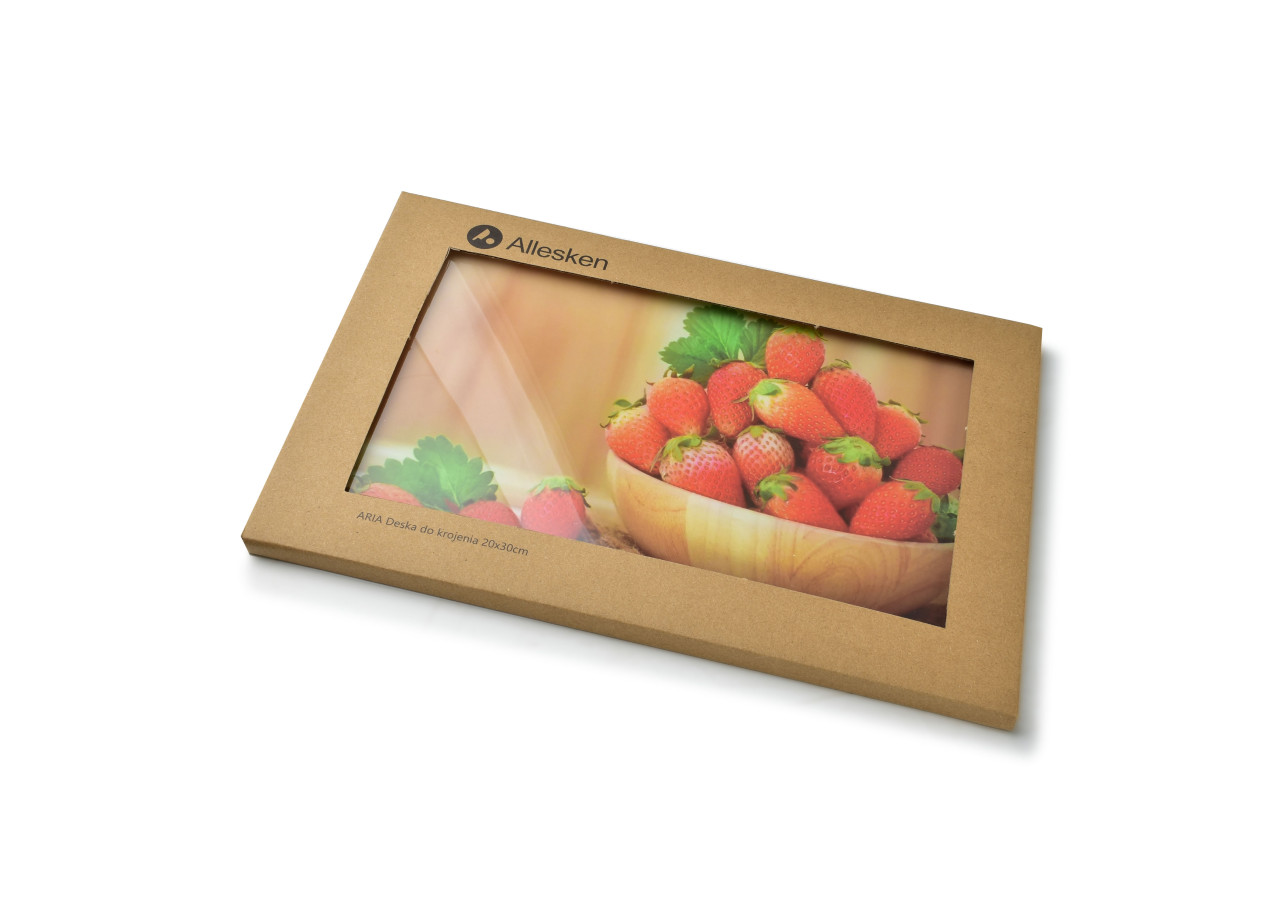 Planche en verre ARIA - 20 x 30 cm, anti-dérapante et élégante - HTXD1181-CX - Mondex