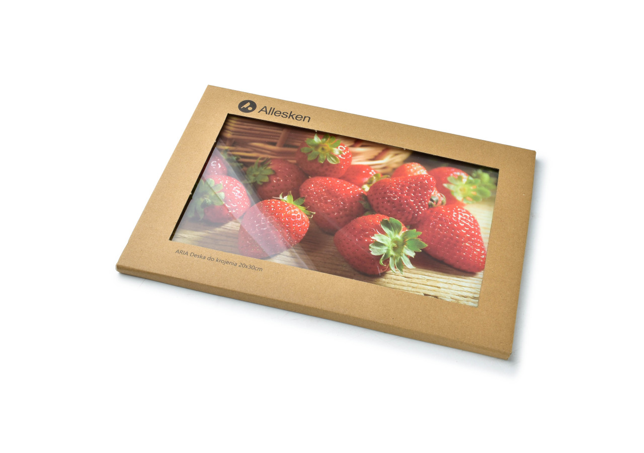 Planche en verre ARIA - 20 x 30 cm, élégante et anti-dérapante - HTXD1167-CX - Mondex