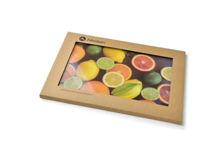 Planche en verre ARIA - 20 x 30 cm, anti-dérapante et élégante - HTXD1143-CX - Mondex 2