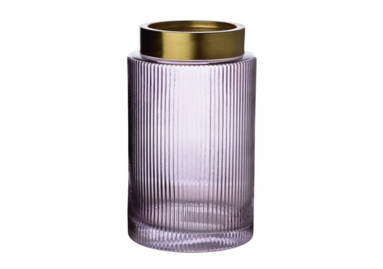 Vase SERENITE - Verre élégant 14 x H25 cm - HTID6058 - Mondex