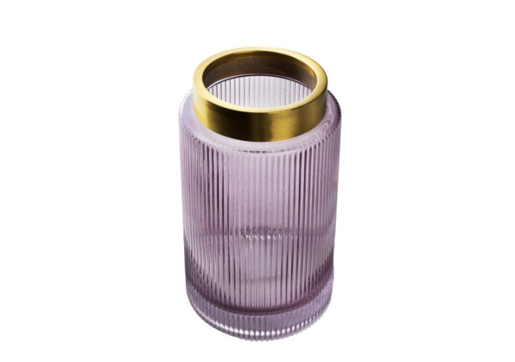 Vase SERENITE - Verre élégant 14 x H25 cm - HTID6058 - Mondex 2