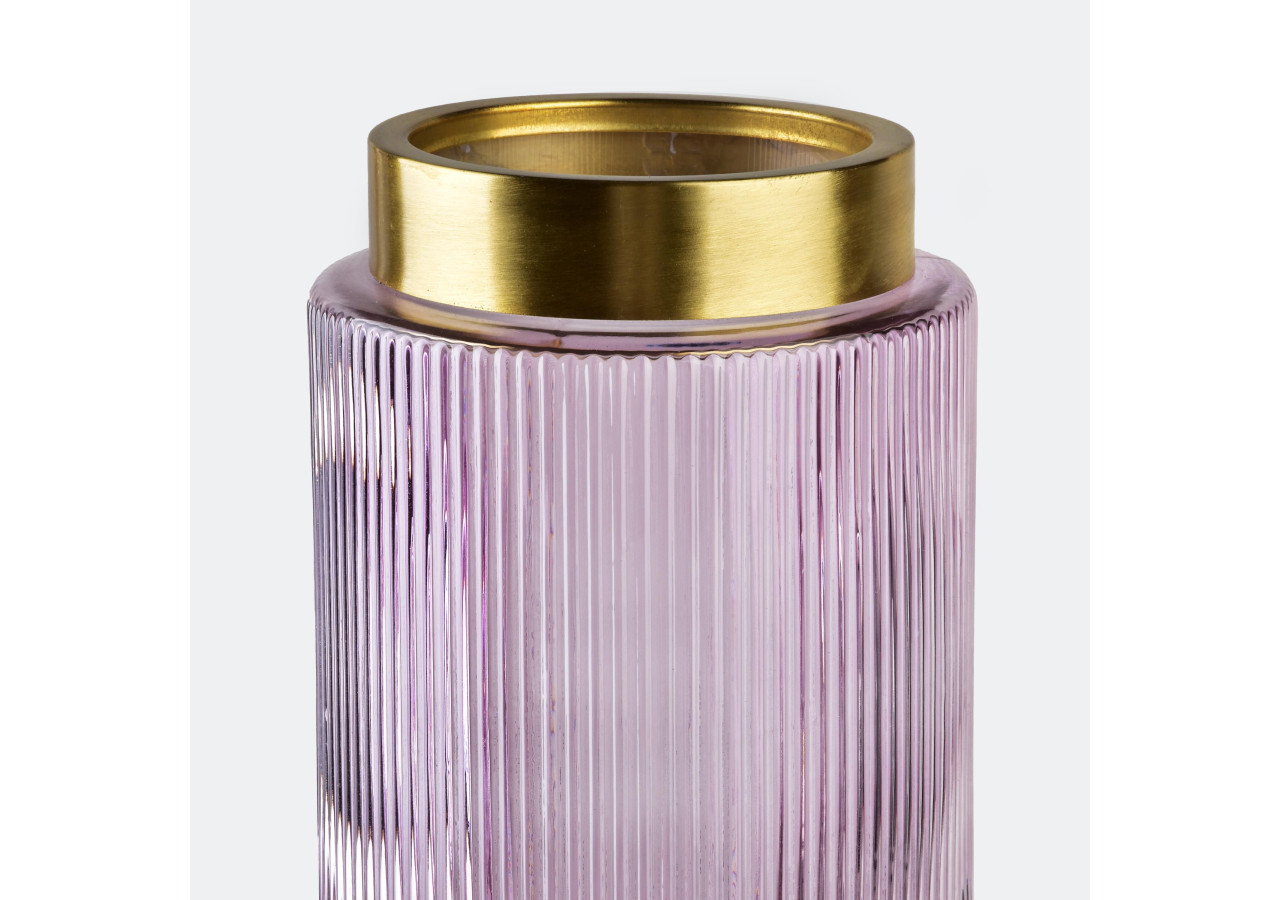 Vase SERENITE - Verre élégant 14 x H25 cm - HTID6058 - Mondex