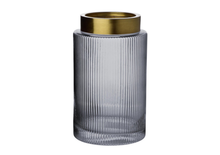 Vase SERENITE - Design moderne en verre 14 x H25 cm - HTID6034 - Mondex