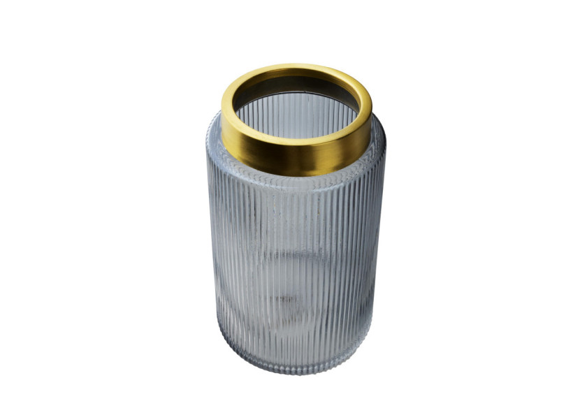 Vase SERENITE - Design moderne en verre 14 x H25 cm - HTID6034 - Mondex