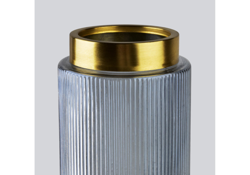 Vase SERENITE - Design moderne en verre 14 x H25 cm - HTID6034 - Mondex