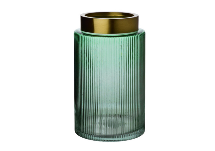 Vase SERENITE - Design moderne en verre 14 x H25 cm - HTID6027 - Mondex