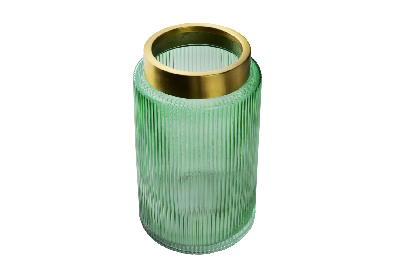 Vase SERENITE - Design moderne en verre 14 x H25 cm - HTID6027 - Mondex