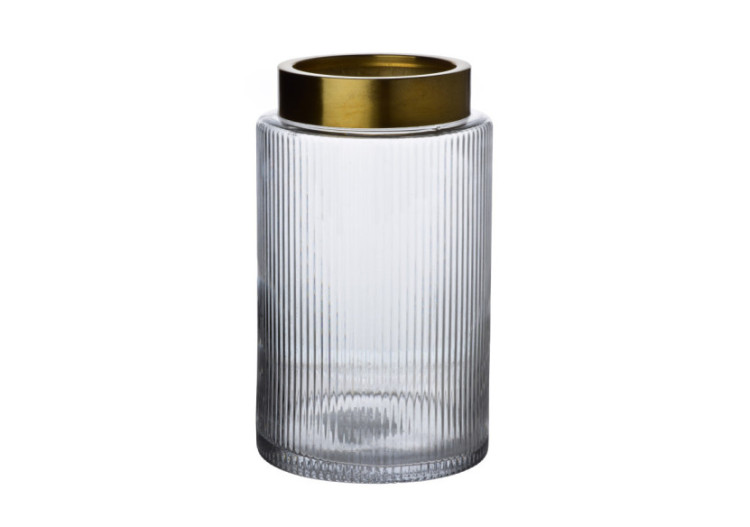 Vase SERENITE - Verre 14 x H25 cm - HTID6010 - Mondex