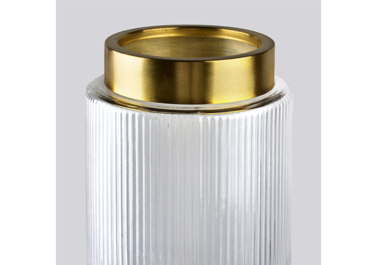 Vase SERENITE - Verre 14 x H25 cm - HTID6010 - Mondex