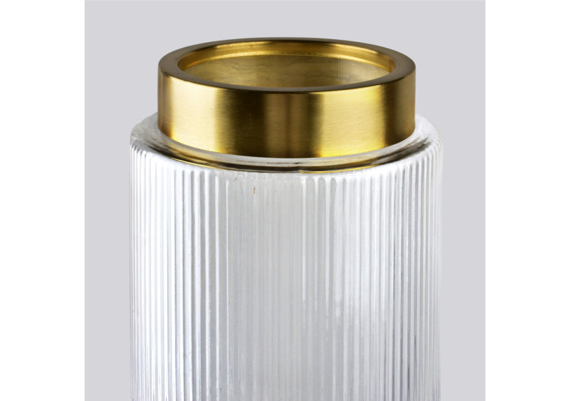 Vase SERENITE - Verre 14 x H25 cm - HTID6010 - Mondex