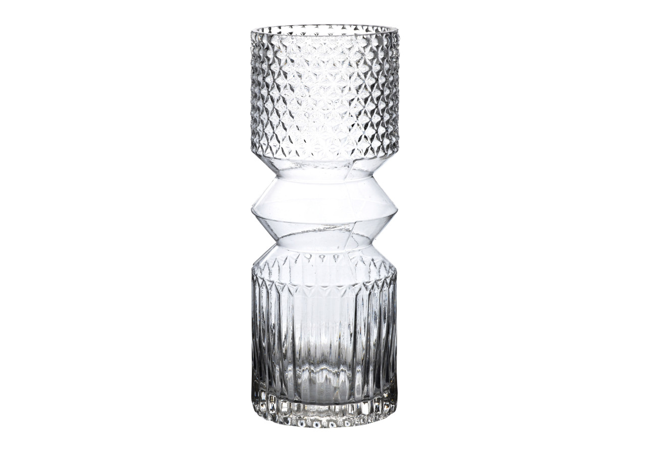 Vase SERENITE - Verre moderne 11 x 29,5 cm - HTID5938 - Mondex