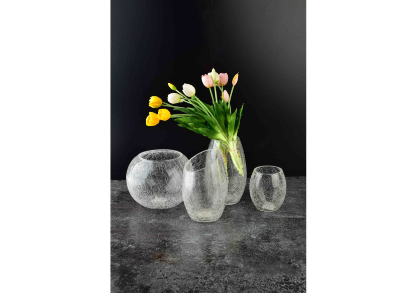 Vase SERENITE - Verre élégant 24 x 18,5 cm - HTID5860 - Mondex