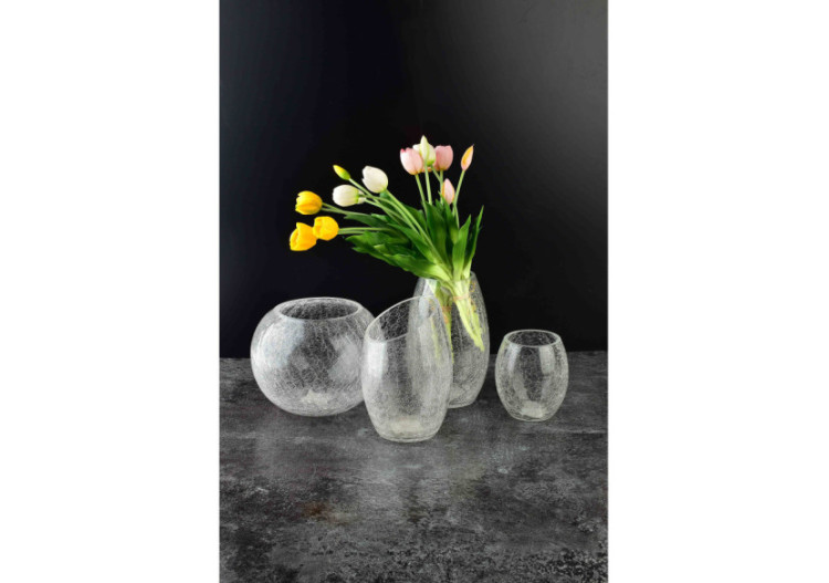 Vase SERENITE - Verre compact 12 x 14,5 cm - HTID5808 - Mondex 2