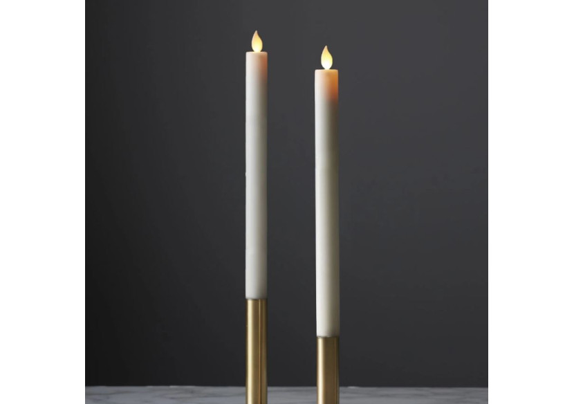Bougies LED IDALIA - Ensemble de 2 élégantes bougies - HTYT4788-PROM - Mondex