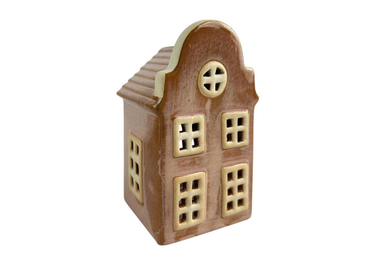 Lampion HYTTE Domek - Céramique 8x6,2xh15,2cm - HTC0697 - Mondex