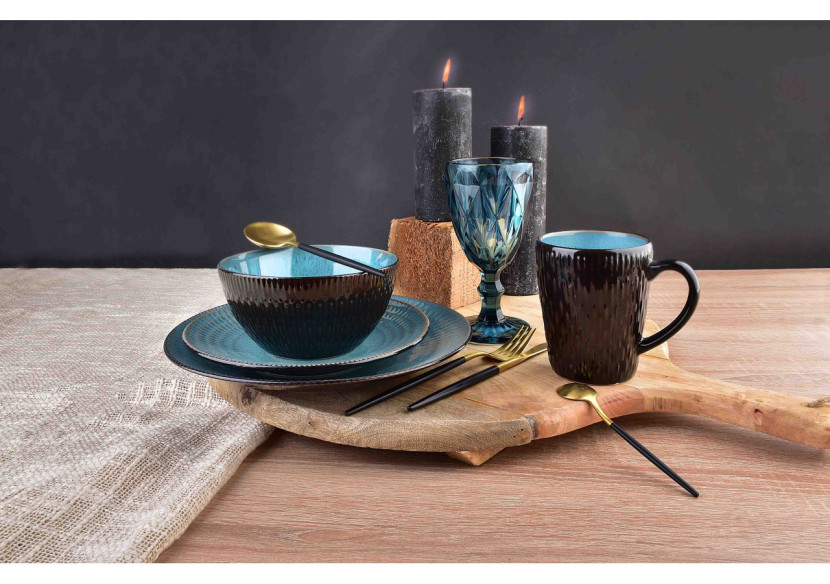 Mug ERICA BLUE - 420 ml 9 x 13 x 11 cm - HTPW5040-PROM - Affekdesign By Mondex Mug ERICA BLUE - 420 ml 9 x 13 x 11 cm - HTPW5040-PROM - Affekdesign By Mondex