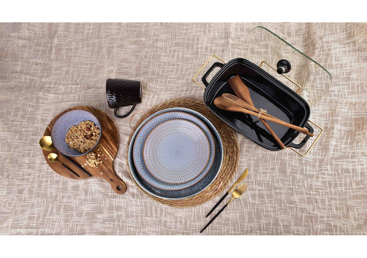 Mug ERICA GREY - 420 ml 9 x 13 x 11 cm - HTPW5002-PROM - Affekdesign By Mondex