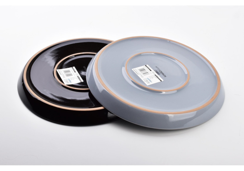 Assiette NADINE BLACK - Porcelaine 24 cm - HTPM5215-PROM - Affekdesign By Mondex Assiette NADINE BLACK - Porcelaine 24 cm - HTPM5215-PROM - Affekdesign By Mondex