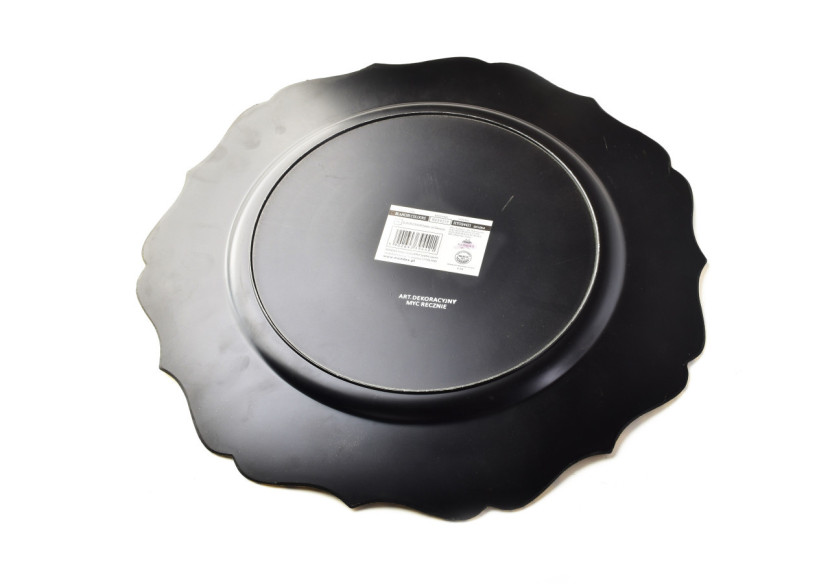 Sous-assiette colorée BLANCHE - 33x33x2cm - HTOS9389-PROM - Mondex