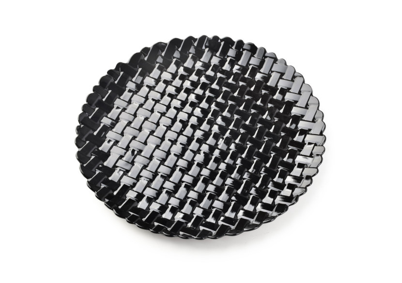 Sous-assiette BLANCHE COLOURS - Décorative 33cm en plastique - HTOS4094-PROM - Mondex